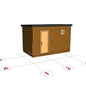 Баня минимал 2,3м х 4 м.