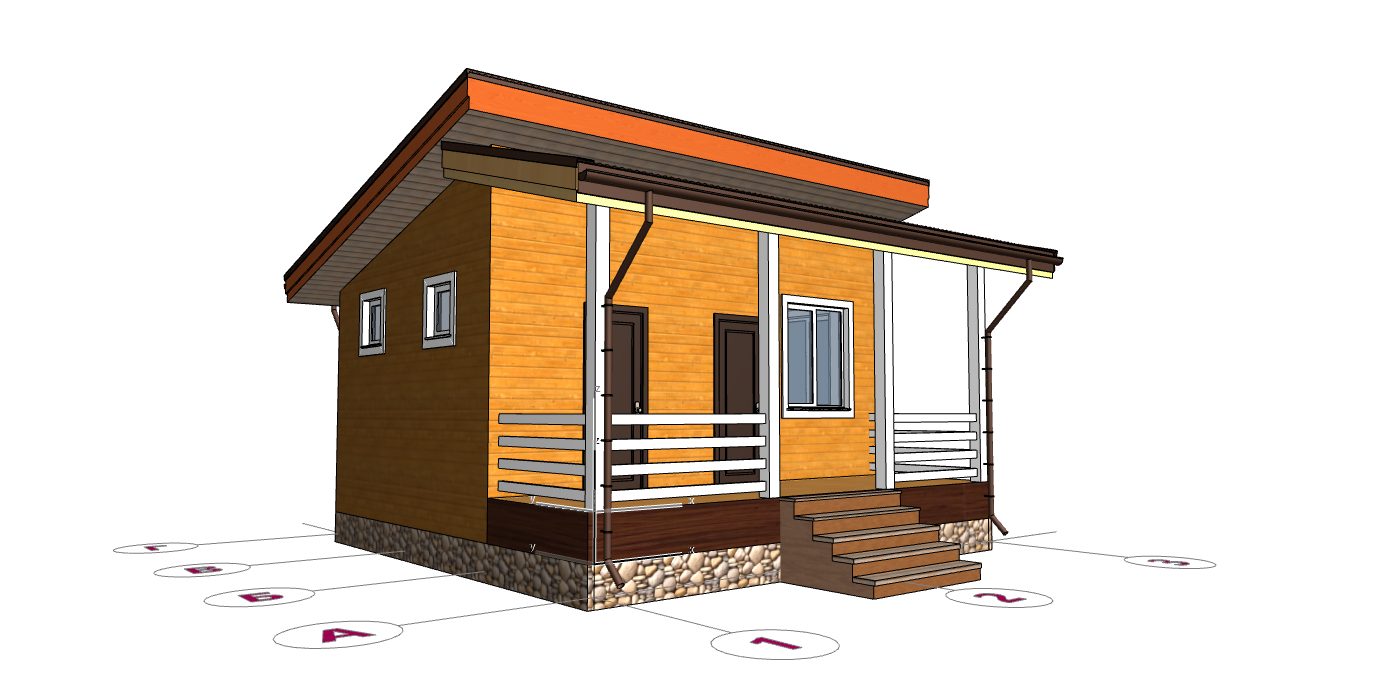 Баня 6м*6м "Рябинка" — изображение 8