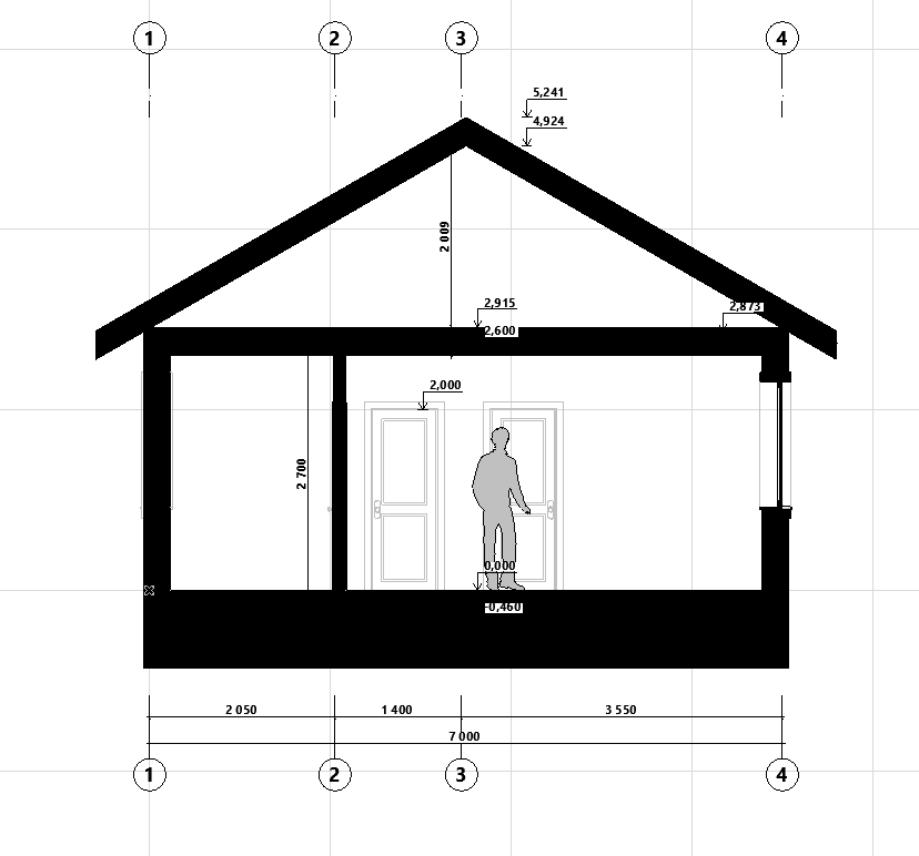 Каркасный дом 6*7м "Клюква" - 1 этаж — изображение 6