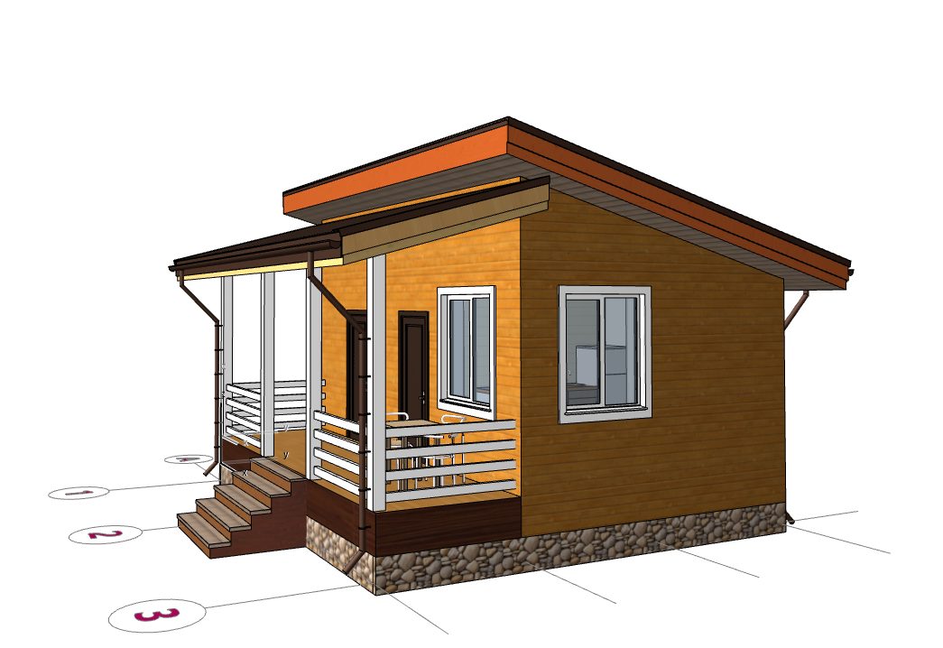 Баня 6м*6м "Рябинка" — изображение 5