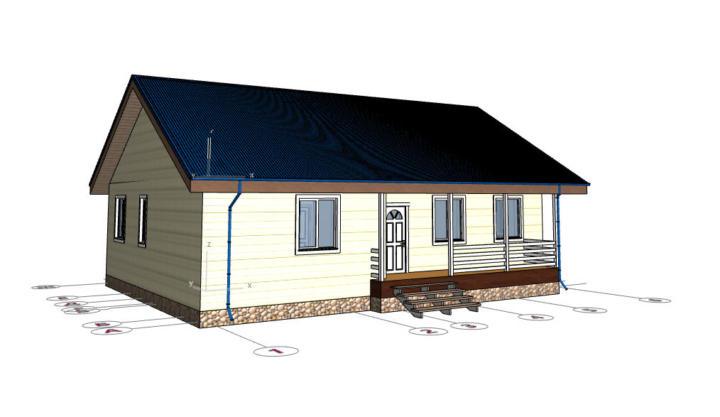 Каркасный дом 10*13м "Монс" 1 этаж — изображение 7