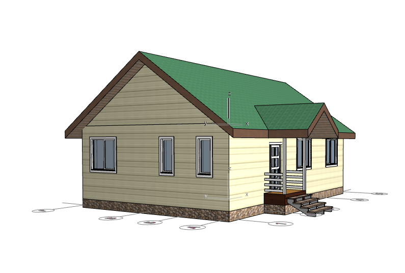 Каркасный дом 8*12 м. "Талса" 1 этаж — изображение 7